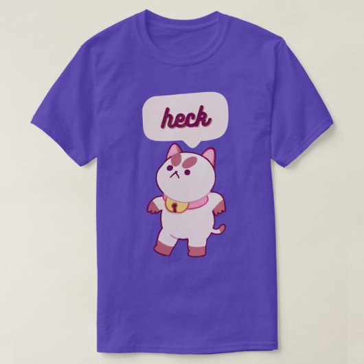 Puppycat Swear Heck T-shirt (Design voorkant)