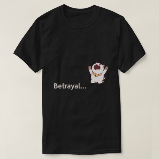 puppycat verraad Magnet.png T-shirt (Design voorkant)