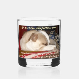 Puppyherinneringen Whisky Glas
