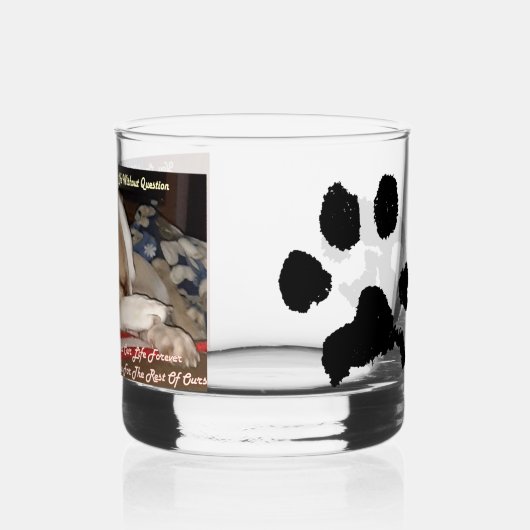 Puppyherinneringen Whisky Glas (Links)