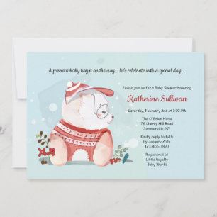 Puppyhond met bril Baby shower Kaart