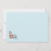 Puppyhond met bril Baby shower Kaart (Achterkant)