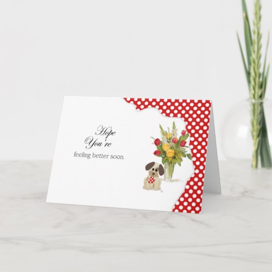 Puppyhond wordt goed Kaart (Voorkant)