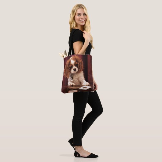 Puppyleenkaarten Tote Bag (Op model)