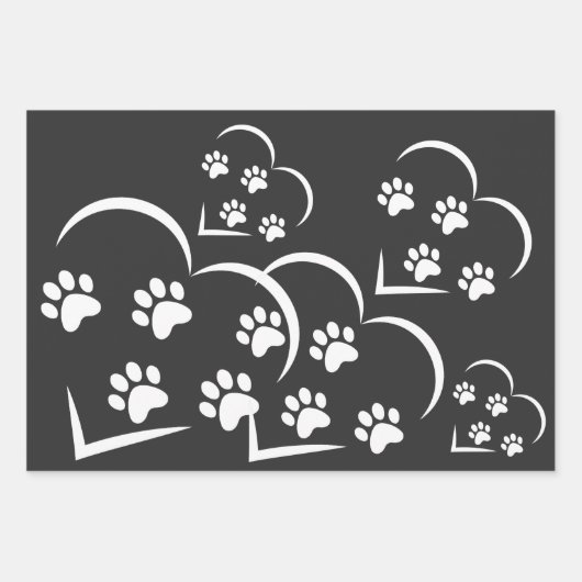 PUPPYLIEFHEBBER INPAKPAPIER VEL (Voorkant)