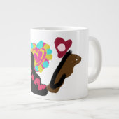 Puppyliefhebber warm grote koffiekop (Voorkant rechts)