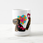 Puppyliefhebber warm koffiemok (Center)