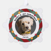 Puppy's 1e kerstboom decoratie Kaart (Achterkant)