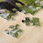 Puppy's doen de was Jigsaw Puzzel (Zijkant)