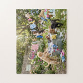 Puppy's doen de was Jigsaw Puzzel (Verticaal)