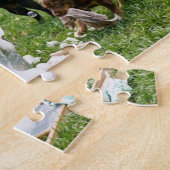 Puppy's doen de was legpuzzel (Zijkant)