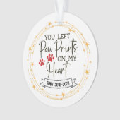 Puppy's eerste kerst ornament (voorkant)