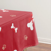 Puppy's eerste kerst tafelkleed (Voorbeeld)