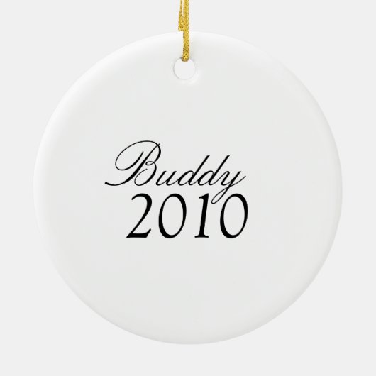 Puppy's eerste kerstboomversieringen keramisch ornament (Achterkant)