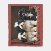 Puppy's Fleece Deken (Voorkant)