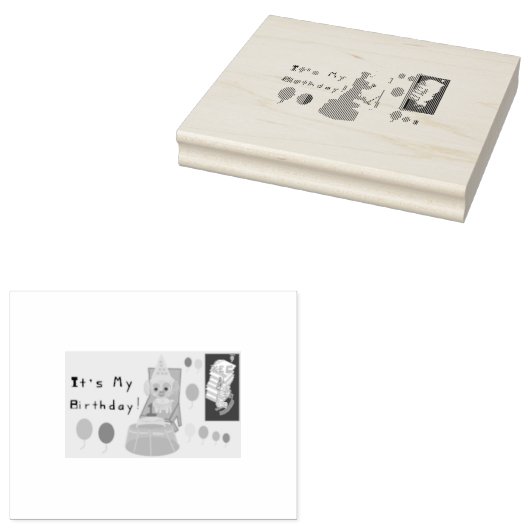 puppyzegel rubberstempel (Gestempeld)