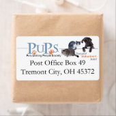 PUPs de Etiketten van het Adres van de Terugkeer (Insitu)