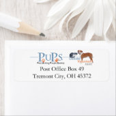 PUPs de Etiketten van het Adres van de Terugkeer (Insitu)