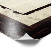 Pups Eatery Hondenvoer Water Satijn Print Foto Afdruk (Hoek)