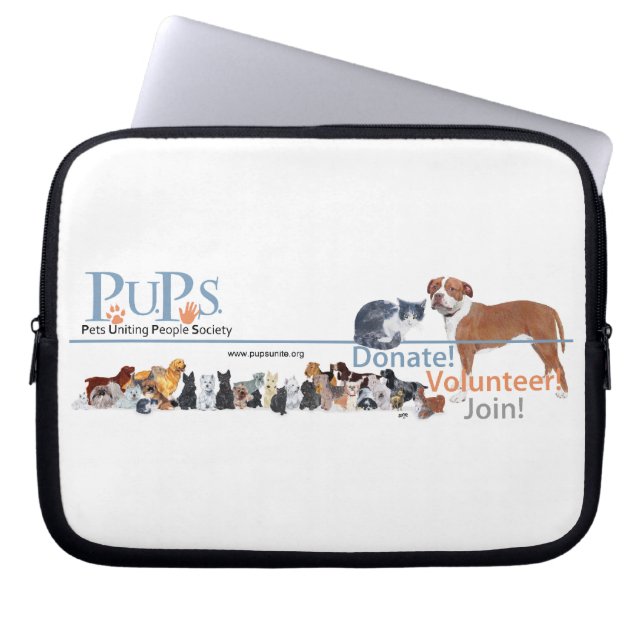 PUPs-laptoptas Laptop Sleeve (Voorkant)
