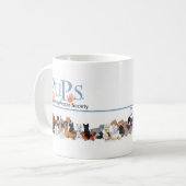 PUPs Logo Merchandise Koffiemok (Voorkant links)