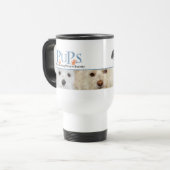 PUPs Logo Merchandise met Shih Tzu Reisbeker (Voorkant links)