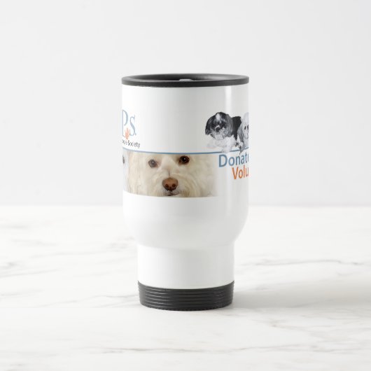 PUPs Logo Merchandise met Shih Tzu Reisbeker (Center)