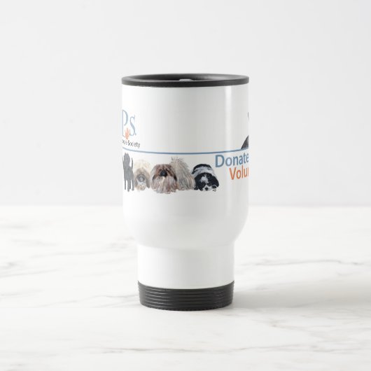 PUPs Logo Merchandise met Tabby Cat Reisbeker (Center)