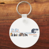 PUP's Logo Merchandise met Tuxedo Cat Sleutelhanger (Voorkant)