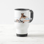 PUPs Logo Merchandise Reisbeker (Voorkant rechts)