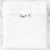 PUPs Logo Merchandise Ronde Sticker (Tas)