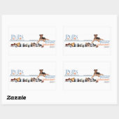 PUPs Logo Sticker Airedale (Vel)