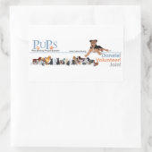 PUPs Logo Sticker Airedale (Tas)