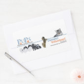 PUPs Logo Sticker Pekingese (Envelop)