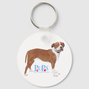 PUPs Redt Pit Bull Sleutelhanger