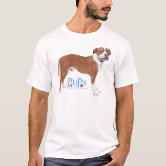 PUPs Redt Pit Bull T-shirt