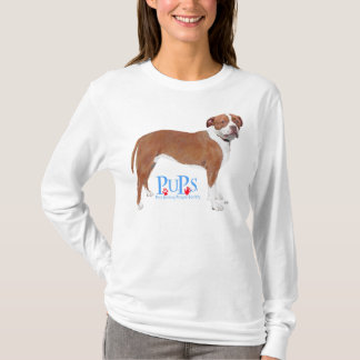 PUPs Redt Pit Bull T-shirt