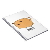 Puptato Funny Puppy Potato Pun Notitieboek (Rechterzijde)