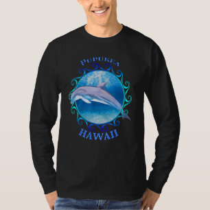 Pupukea Hawaii Hi Vacation Souvenir Dolphin T-shirt