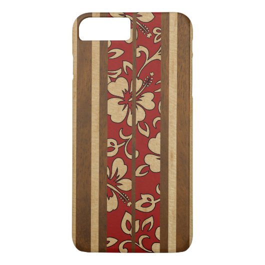 Pupukea Hawaiian Faux Surfboard Case-Mate iPhone Case (Achterkant)