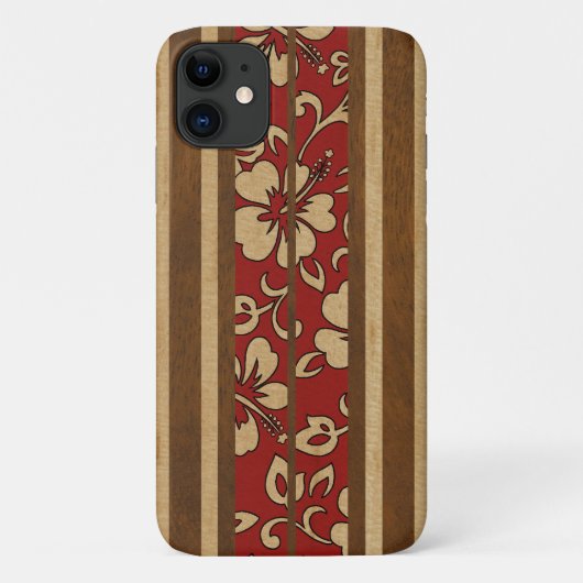 Pupukea  Hawaiian Faux Surfboard Case-Mate iPhone Case (Achterkant)