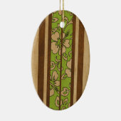 Pupukea Hawaiian Faux Surfboard Keramisch Ornament (Rechts)