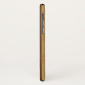 Pupukea  Hawaiian Monogram Faux Wood Surf Case-Mate iPhone Case (Achterkant/links)