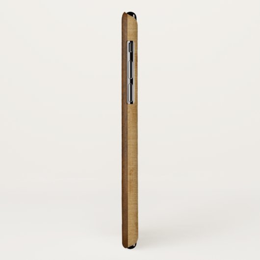 Pupukea  Hawaiian Monogram Faux Wood Surf Case-Mate iPhone Case (Achterkant/links)