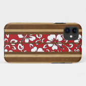 Pupukea Hibiscus Hawaïaanse Surfboard iPhone 5 Hoe Case-Mate iPhone Case (Achterkant (horizontaal))