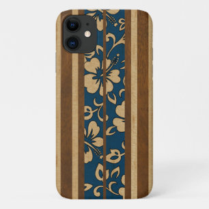 Pupukea Vintage Hawaiaanse namaak houten surfplank Case-Mate iPhone Case