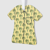 Pupule  palmboom Hawaiian Aloha Shirt Ornament (voorkant)