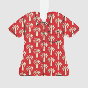 Pupule palmboom Hawaiian Aloha Shirt Ornament