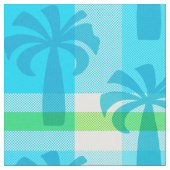 Pupule palmboom Hawaiian Stof (Close Up)