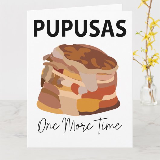 Pupusas El Salvador Brood Pupusas Kaart (Gele Bloem)